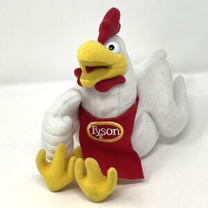 Vintage Tyson Foods Plush Rooster 9" Advertising Stuffed Toy Mascot‎ Collectible